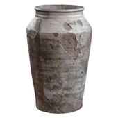 Old clay pot scan