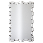 Mirror Home Jamie Drake Cosmo Silver Leaf Wall Mirror