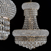 Подвесная люстра Elegant Lighting Primo Royal Cut 8 lamps
