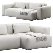 Mags Soft Corner 2seat Sofa by HAY