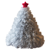 рождественская елка из ткани 3