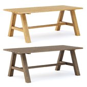 Nia Wooden Dining Table by Bpoint Design / Деревянный обеденный стол
