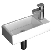 SantiLine SL-2010L mini sink & Roper Rhodes Stream Mini faucet