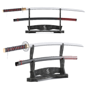 Katana. Japanese sword
