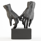 Bellaa Hand Statues Gesture Sign Sculpture