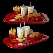 Fast Food Tray
