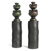 Old ceramic vases