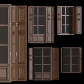 French Wooden Windows_Windows Set 02