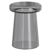 Side table Gray Glass