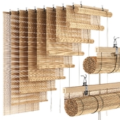 Бамбуковые рулонные шторы 2