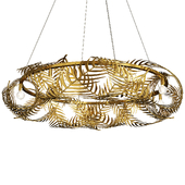 Aviva stanoff for currey co queenbee palm ring chandelier