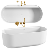 MASTELLO FREESTANDING STONE BATH 1600MM