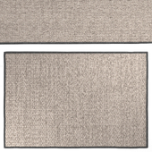 Плетеный ковер из ротанга (8 опций)