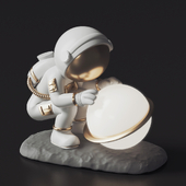 Astronaut desk lamp