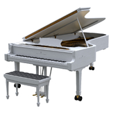 Steinway And Sons White Piano