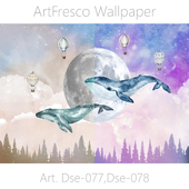 ArtFresco Wallpaper - Дизайнерские бесшовные фотообои Art. Dse-077, Dse-078 OM