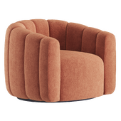 Fitz Velvet Swivel Chair