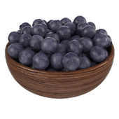 Blueberry wooden bowl