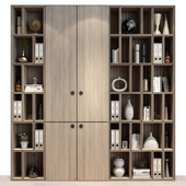 Modern luxury wooden bookshelf GHS-2389