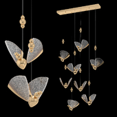 LED Butterfly Chandelier set