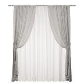 Tie-down curtains