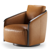 Pomona leather Swivel Chair