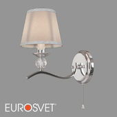 OM Classic wall lamp with lampshade Eurosvet 60097/1 Sortino