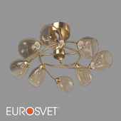 OM Ceiling chandelier with glass shades Eurosvet 30168/8 Noemi