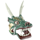 Dragon mask. Butane.