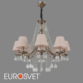 OM Classic pendant chandelier with lampshades Eurosvet 315/8 Liguria