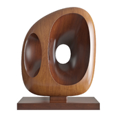 Abstract sculpture by Barbara Hepworth