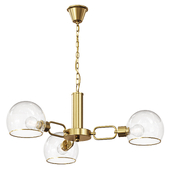 Modern gold design chandelier with glass balls Glass