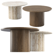 Eric Wooden Round Dining Table by Bpoint Design / Деревянный обеденный стол