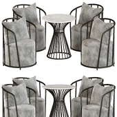 Gray Nordic Luxury Chair