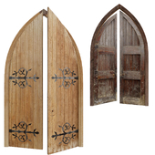 Gothic Wooden Door