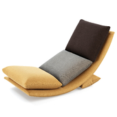 Rocking fabric Kids armchair by Sedes Regia