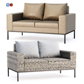 HBF Max Lounge Sofa / Двухместный модульный диван