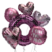 Love Balloons Valentines Day Set by lllax