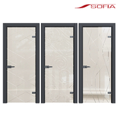 Двери стеклянные Phantom Design Sofia
