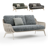 Outdoor Garden Woven Lounge Sofa Belt Cord