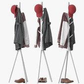 Coat Rack Stand with 7 Hooks