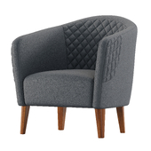 Flemingdon Upholstered Barrel Chair