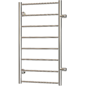 Water heated towel rail Terminus Avrora P8 400x800 with side connection 500