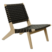 Abbott FSC Acacia Woven Lounge Chair