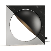 CB2 Venus Black Resin Table Lamp