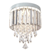 Nobranded Mini Crystal Chandelier Flush Mount Ceiling Light