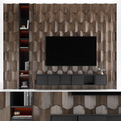 Tv Wall 022 wood