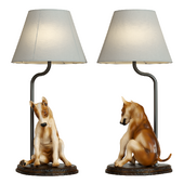 Table Lamp Sitting Dog