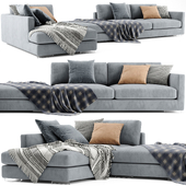 Flexform Magnum Chaise Longue Sofa 3