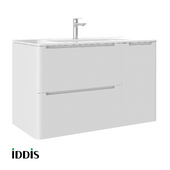 OM Cabinet 100 cm with washbasin Edifice (white), IDDIS, EDI10W1i95K
